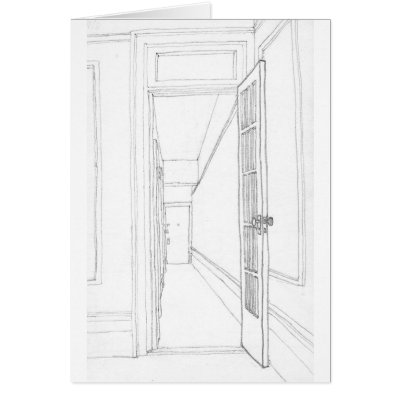 hallway greeting card by peterworks