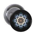 Halon cosmique tissé V 1 bouton Badges Avec Agrafe