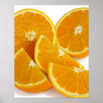 Halves and quarters of ripe, juicy, sweet posters