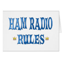 Ham Radio Rules Card