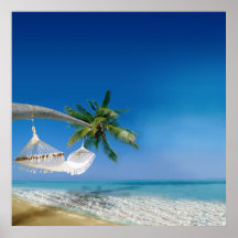 Hamac de plage affiches