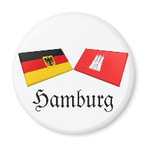 Hamburg, Germany Flag Tiles