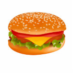 Hamburger Acrylic Cut Outs