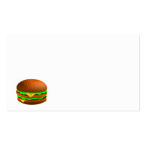 hamburger business card