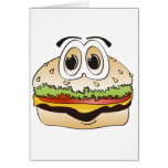 Hamburger Cartoon Card
