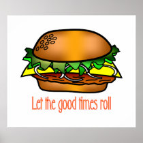 Hamburger Good Times Print