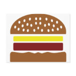 hamburger icon postcard