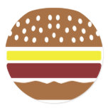 hamburger icon round stickers