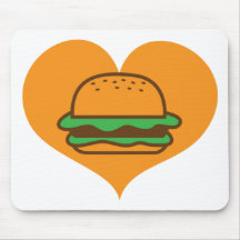 Hamburger lover mouse pads
