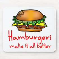 Hamburger Lover Mousepad