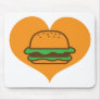 Hamburger lover mouse pads