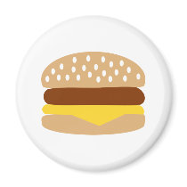 Hamburger Fridge Magnets