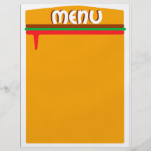 hamburger menu page flyer