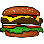 Hamburger Photo Slupture Cut Outs