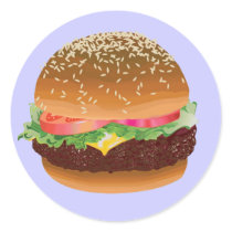 Hamburger stickers