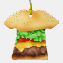 Hamburger with the lot! christmas ornament