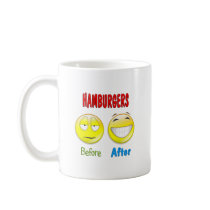 Hamburgers Before After Coffee Mugs