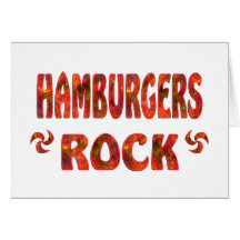 HAMBURGERS ROCK CARDS