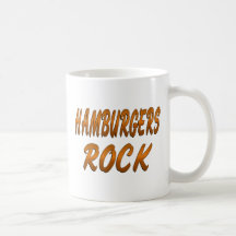 HAMBURGERS ROCK MUGS