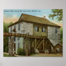Hamer's Mill, Mitchell, Indiana Vintage Posters