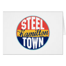 Hamilton Vintage Label Greeting Cards