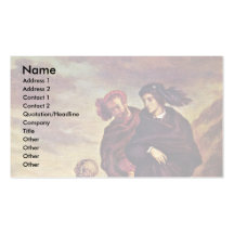 Hamlet And Horatio In The Graveyard Business Cards
