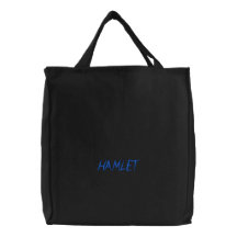 HAMLET EMBROIDERED TOTE BAG