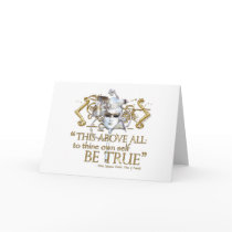 Hamlet "own self be true" Quote (Gold Version)