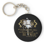 Hamlet "own self be true" Quote (Gold Version)