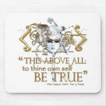 Hamlet "own self be true" Quote (Gold Version)