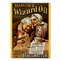 Hamlin's Wizard Oil Greeting Card