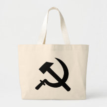 hammer and sickle icon bag