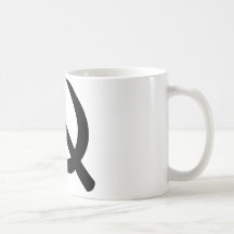 hammer and sickle icon coffee mug