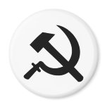 hammer and sickle icon refrigerator magnets