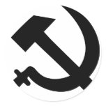 hammer and sickle icon stickers