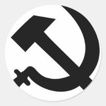 hammer and sickle icon stickers