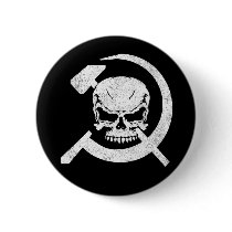 Hammer and Sickle with Skull Pins