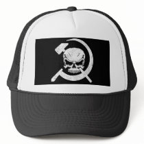 Hammer and Sickle with Skull Mesh Hat