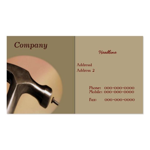 Hammer Business Card