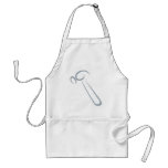 Hammer for Carpenter’s Logo in Swish Drawing Style aprons
