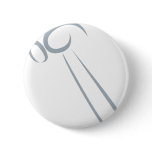 Hammer for Carpenter’s Logo in Swish Drawing Style Button