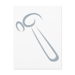 Hammer for Carpenter’s Logo in Swish Drawing Style Postcard