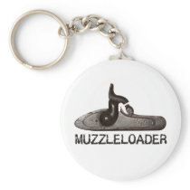 Hammer of muzzle loader, a black powder rifle keychain