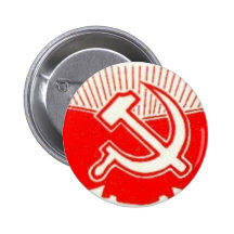 Hammer, Sickle, and Red Flags Pin
