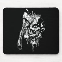 Hammered Skull Mouse Pad
