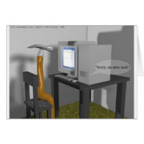 Hammering @ The PC Funny Gifts & Tees Cards