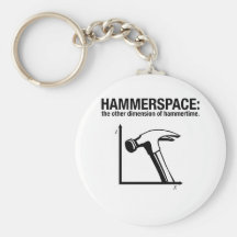 hammerspace: the other dimension of hammertime. keychain