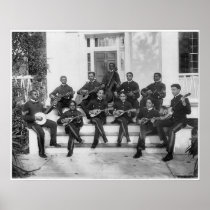 Hampton Institute Musicians, 1898 Poster