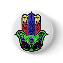 HAMSA and CHI Pinback Buttons