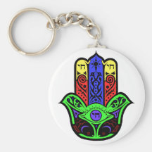 HAMSA and CHI Key Chains